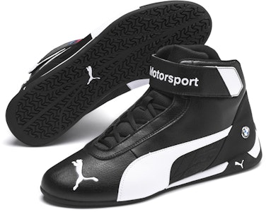 BMW Motorsport x Puma R-Cat Mid 'Hitam Putih' 339932-01 Shop BMW Motorsport x Puma R-Cat Mid 'Hitam Putih' 339932-01