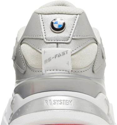 BMW Motorsport x Puma RS-Fast ''Nimbus Cloud Silver'' Sneakers 307082-01 Sizing BMW Motorsport x Puma RS-Fast ''Nimbus Cloud Silver'' Sneakers 307082-01