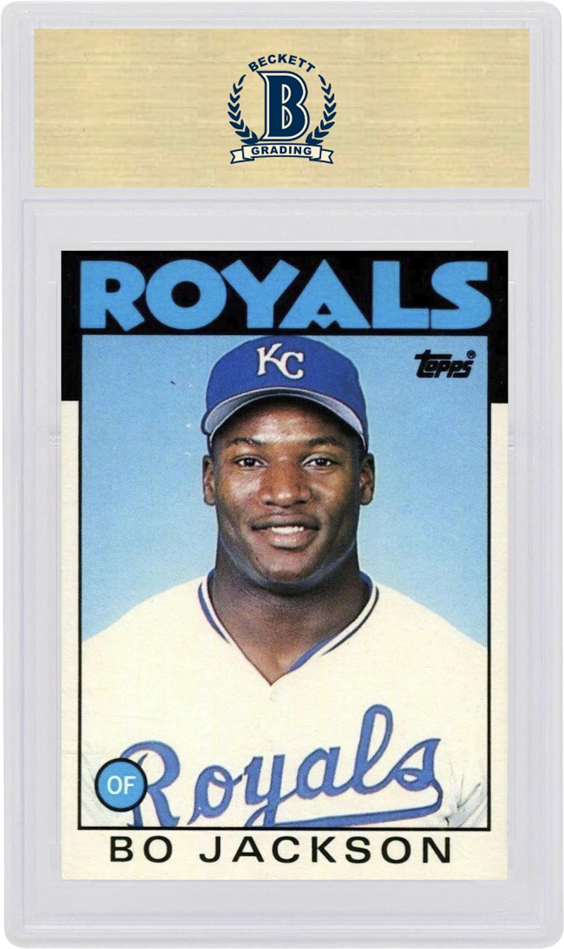 Order Bo Jackson 1986 Topps Traded #50T Kad Sukan Retro
