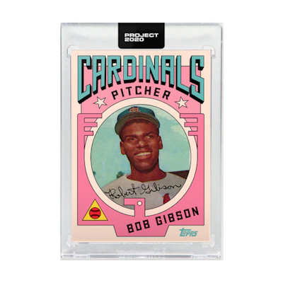 Bob Gibson 1959 Topps Project 2020 Grotesk /1205 #7