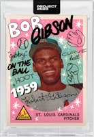 Bob Gibson 1959 Topps Project 2020 Sophia Chang /1268 #46 Buy Bob Gibson 1959 Topps Project 2020 Sophia Chang /1268 #46