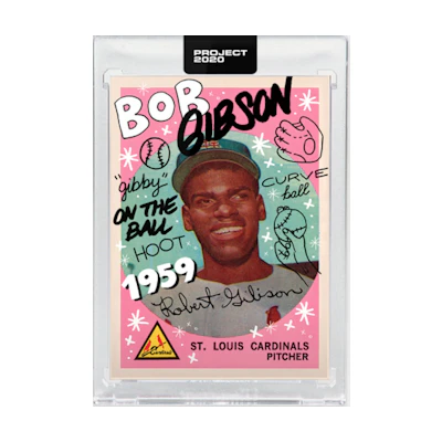 Bob Gibson 1959 Topps Project 2020 Sophia Chang /1268 #46