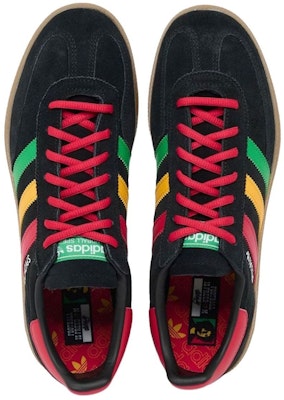 Bob Marley x adidas Handball Spezial 'Black' HQ9437 Lookbook Bob Marley x adidas Handball Spezial 'Black' HQ9437
