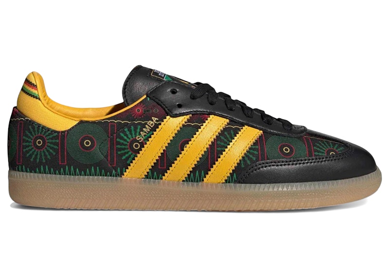 Bob Marley x adidas Samba 'Black Yellow Gum' KI8571