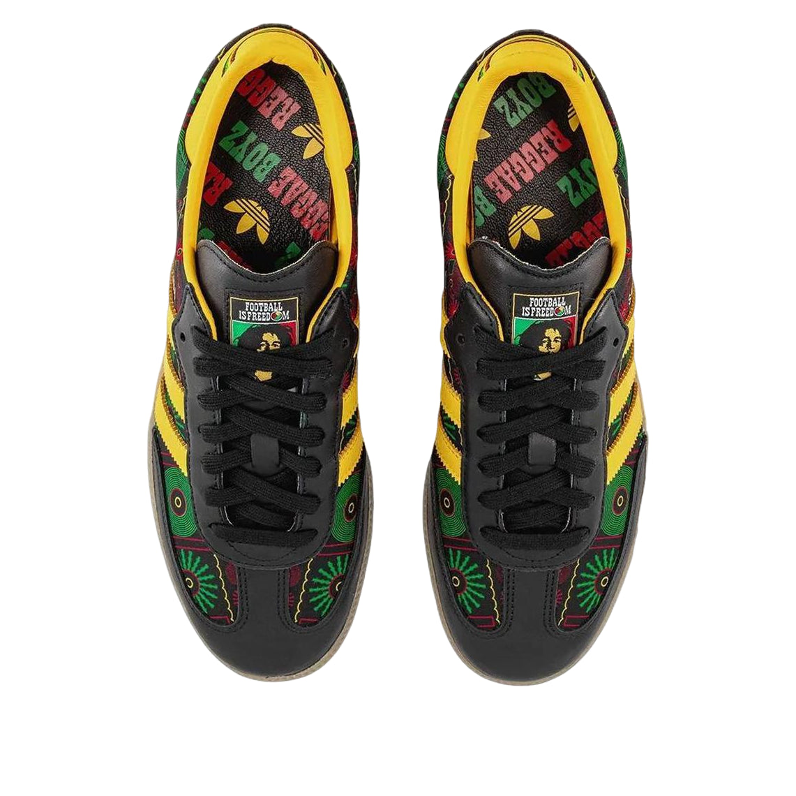 Shop Bob Marley x adidas Samba 'Black Yellow Gum' KI8571