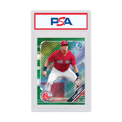 Bobby Dalbec 2019 Bowman Chrome X Green X-Fractor /31 BCP-154