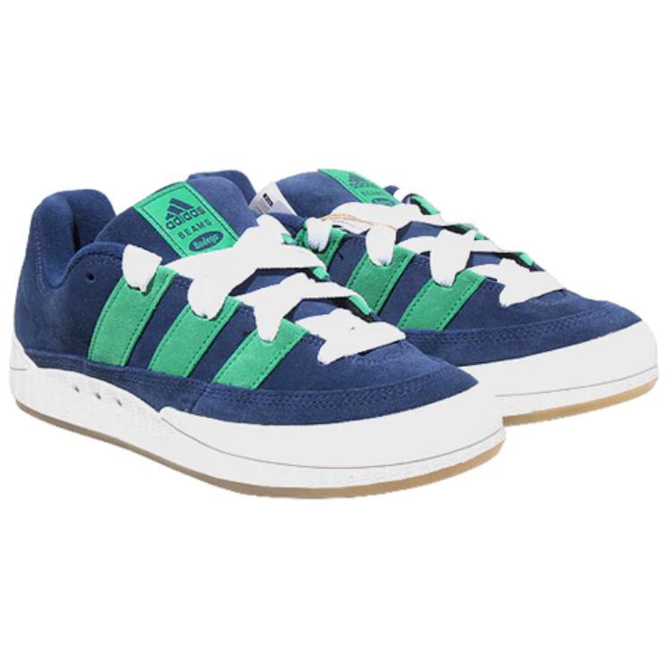 Shop Bodega×BEAMS×adidas Adimatic "ネイビー/グリーン" IE9212