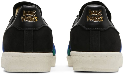 북웍스 X 아디다스 캠퍼스 80s '블랙 블루 그린' GW3246 Details for 북웍스 X 아디다스 캠퍼스 80s '블랙 블루 그린' GW3246