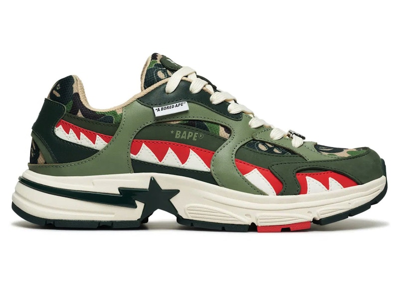 Bored Ape Yacht Club x BAPE Shark Sta 'Green' 1K73191913-GRN