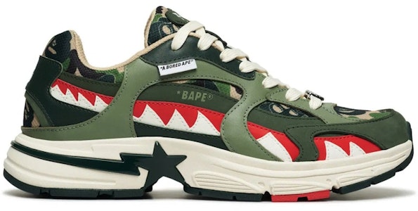 無聊猿遊艇俱樂部 x BAPE 鯊魚運動鞋 '綠' 1K73191913-GRN 1K73191913-GRN Buy 無聊猿遊艇俱樂部 x BAPE 鯊魚運動鞋 '綠' 1K73191913-GRN 1K73191913-GRN