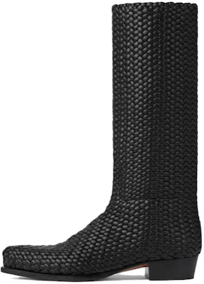 Bottega Veneta 'Black Leather Pointed-Toe Ankle Boots' 763724V3H601000 Buy Bottega Veneta 'Black Leather Pointed-Toe Ankle Boots' 763724V3H601000