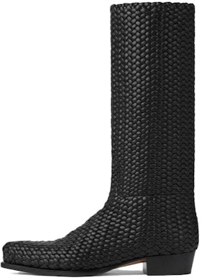 Bottega Veneta 'Black Leather Pointed-Toe Ankle Boots' 763724V3H601000 Buy Bottega Veneta 'Black Leather Pointed-Toe Ankle Boots' 763724V3H601000