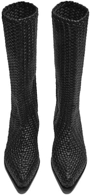 Bottega Veneta 'Black Leather Pointed-Toe Ankle Boots' 763724V3H601000 Lookbook Bottega Veneta 'Black Leather Pointed-Toe Ankle Boots' 763724V3H601000