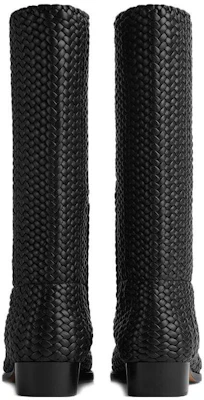 Bottega Veneta 'Black Leather Pointed-Toe Ankle Boots' 763724V3H601000 Shop Bottega Veneta 'Black Leather Pointed-Toe Ankle Boots' 763724V3H601000