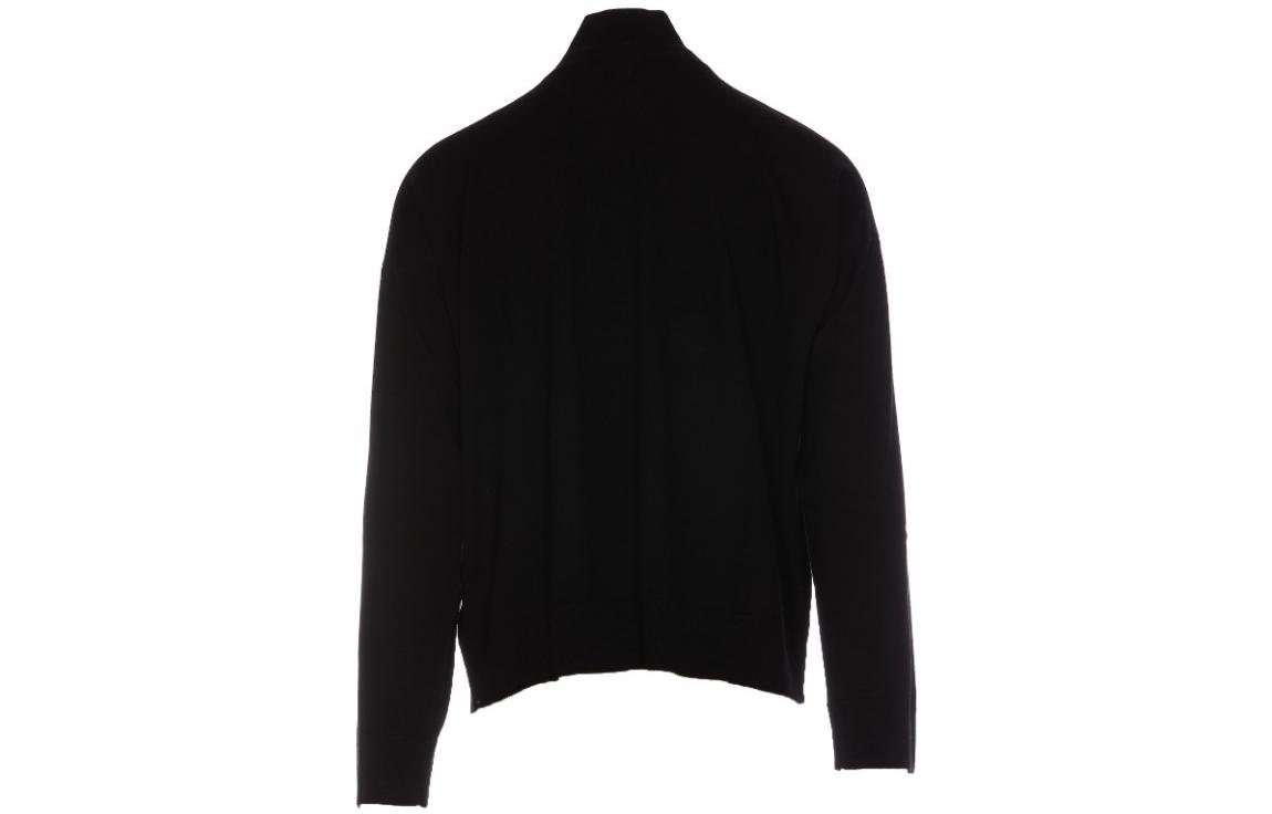 Lookbook ボッテガヴェネタ ブラック ハイネック プルオーバー ルーズフィット セーター 753740V37J01000