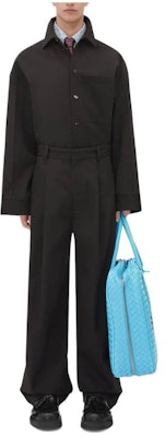 葆蝶家 棕色纯色长袖纽扣衬衫 782607V3ZH02016 Order 葆蝶家 棕色纯色长袖纽扣衬衫 782607V3ZH02016