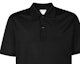 Shop Bottega Veneta Embroidered Button-Up Short Sleeve Polo Shirt Black 631006VKO901000