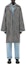 Shop Bottega Veneta Grey Solid Color Long Sleeve Straight Coat Jacket. 748804V34P01069