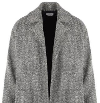 Bottega Veneta Grey Solid Color Long Sleeve Straight Coat Jacket. 748804V34P01069 Cheap Bottega Veneta Grey Solid Color Long Sleeve Straight Coat Jacket. 748804V34P01069