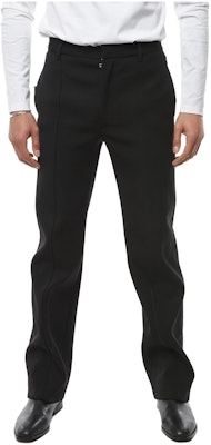 Bottega Veneta Seluar Jeans Denim Tinggi Pinggang Reka Bentuk Warna Solid. 682351V0IV1000 Order Bottega Veneta Seluar Jeans Denim Tinggi Pinggang Reka Bentuk Warna Solid. 682351V0IV1000