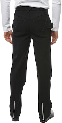 Bottega Veneta Seluar Jeans Denim Tinggi Pinggang Reka Bentuk Warna Solid. 682351V0IV1000 Lookbook Bottega Veneta Seluar Jeans Denim Tinggi Pinggang Reka Bentuk Warna Solid. 682351V0IV1000