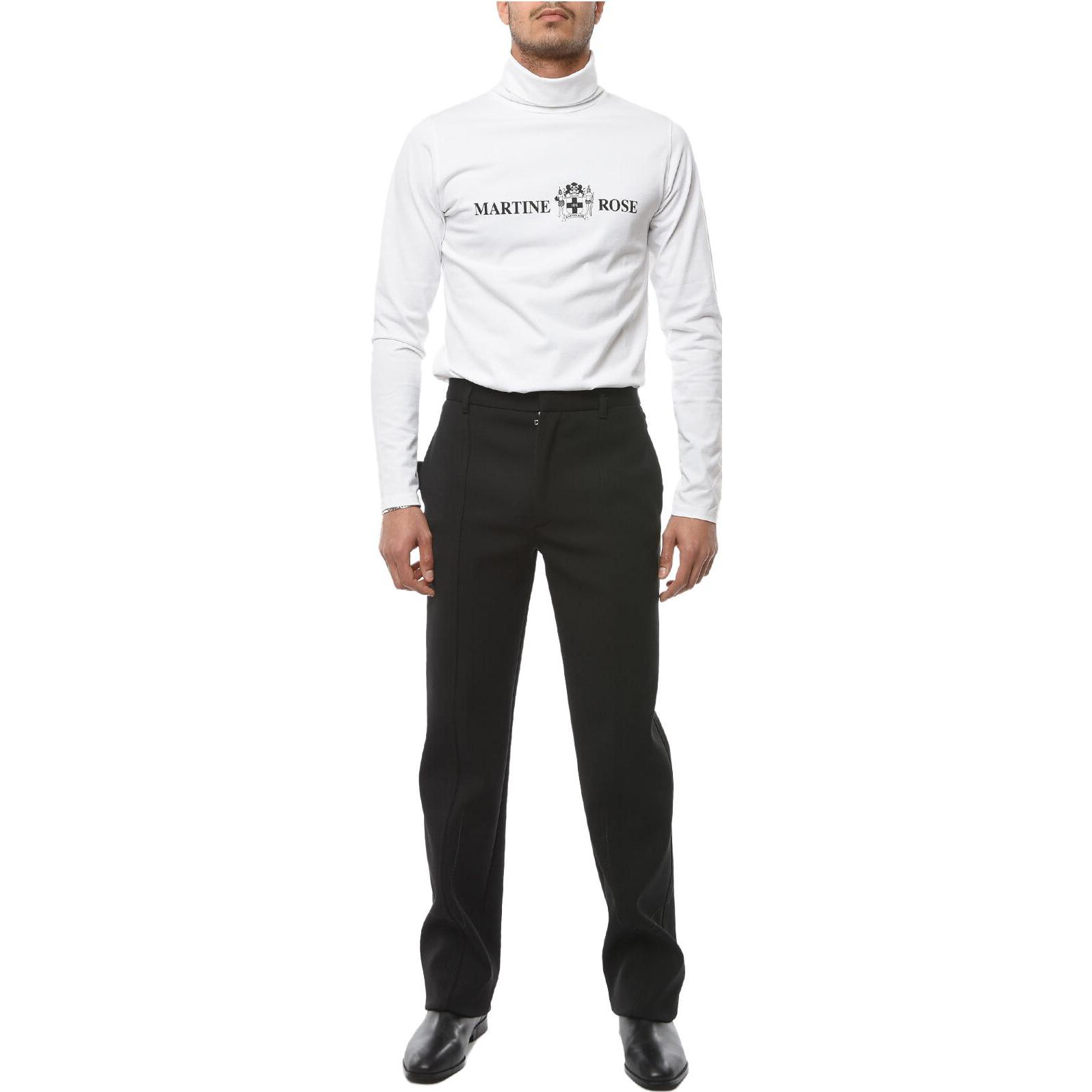 Shop Bottega Veneta 高腰拉鍊長版單色牛仔褲 682351V0IV1000