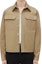 Order Bottega Veneta Khaki Long Sleeve Casual Jacket with Solid Color Design. 726157V0XK09640