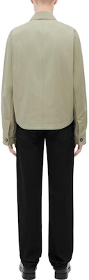 Bottega Veneta Light Green Long Sleeve Solid Color Button-Up Jacket 735899V2T103008 Shop Bottega Veneta Light Green Long Sleeve Solid Color Button-Up Jacket 735899V2T103008