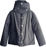 Bottega Veneta Solid Color Hooded Cotton Jacket Dark Gray. 690760V1LE0 Bottega Veneta Solid Color Hooded Cotton Jacket Dark Gray. 690760V1LE0