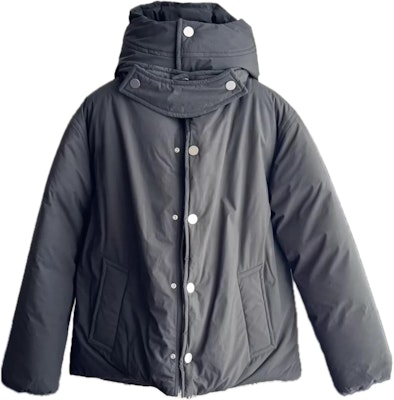 Bottega Veneta Solid Color Hooded Cotton Jacket Dark Gray. 690760V1LE0 Buy Bottega Veneta Solid Color Hooded Cotton Jacket Dark Gray. 690760V1LE0