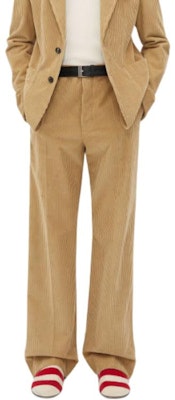 Bottega Veneta Seluar Santai Warna Neutral Mid-Rise Light Oak. 793792V4CY01434 Lookbook Bottega Veneta Seluar Santai Warna Neutral Mid-Rise Light Oak. 793792V4CY01434