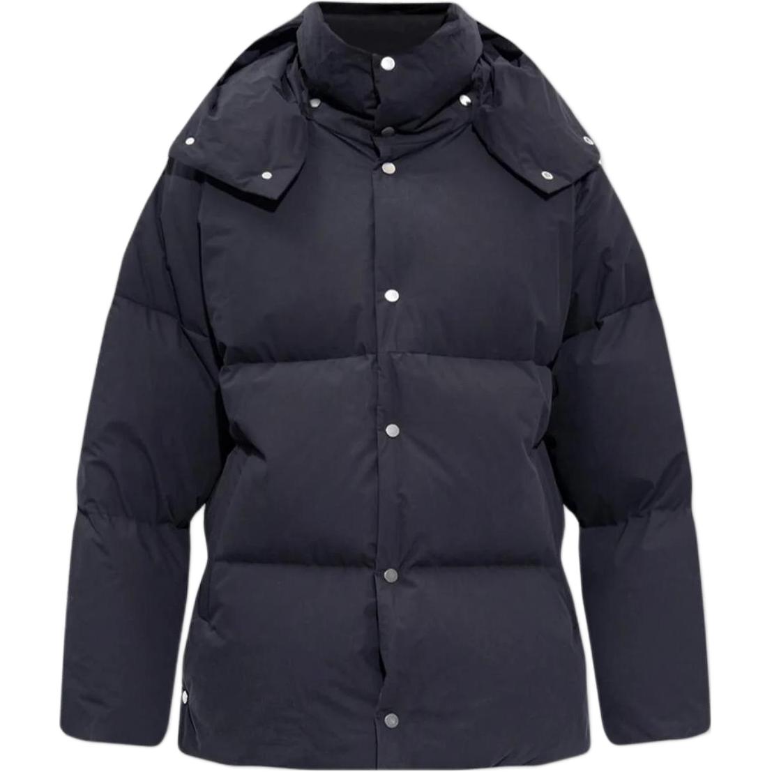 Bottega Veneta  Solid Navy Blue Single-Breasted Casual Jacket. 708162V1LE01000