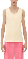 Bottega Veneta Solid Sleeveless Round Neck Pullover Beige Vest. 715042V3P002679 Bottega Veneta Solid Sleeveless Round Neck Pullover Beige Vest. 715042V3P002679