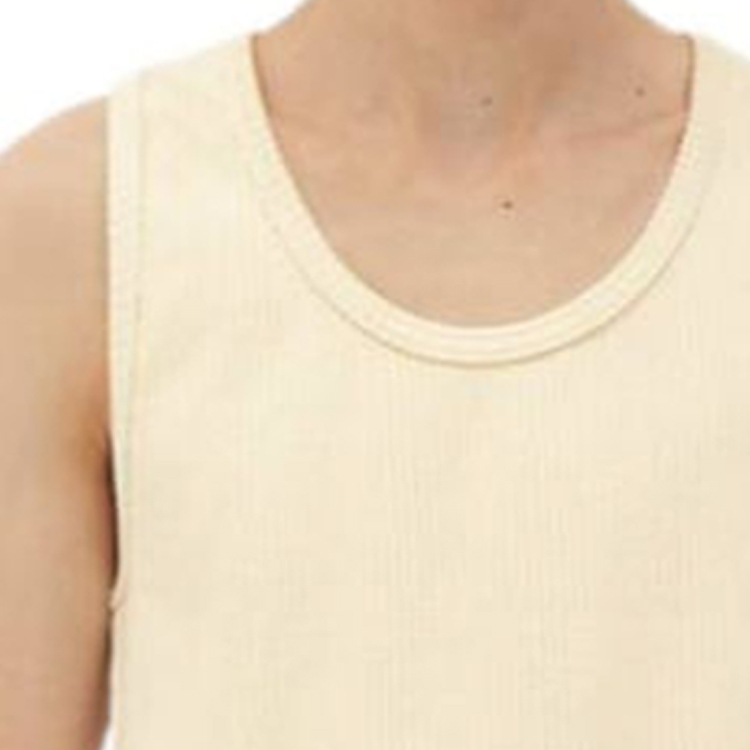 Details for ボッテガヴェネタ 無地 ノースリーブ ラウンドネック プルオーバー ベージュベスト 715042V3P002679