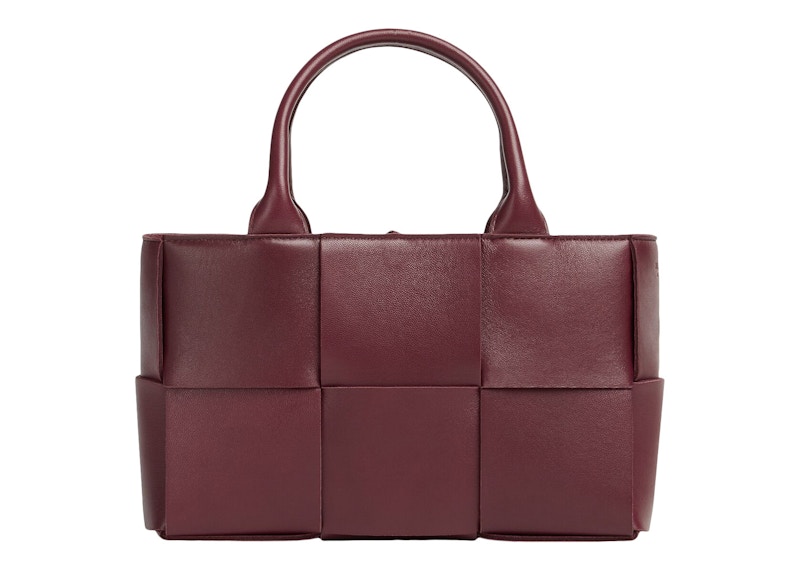 Bottega Veneta Arco Intreccio Tote Bag Mini Barolo