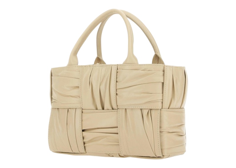 Order 葆蝶家Arco迷你手提包Foulard编织粥色