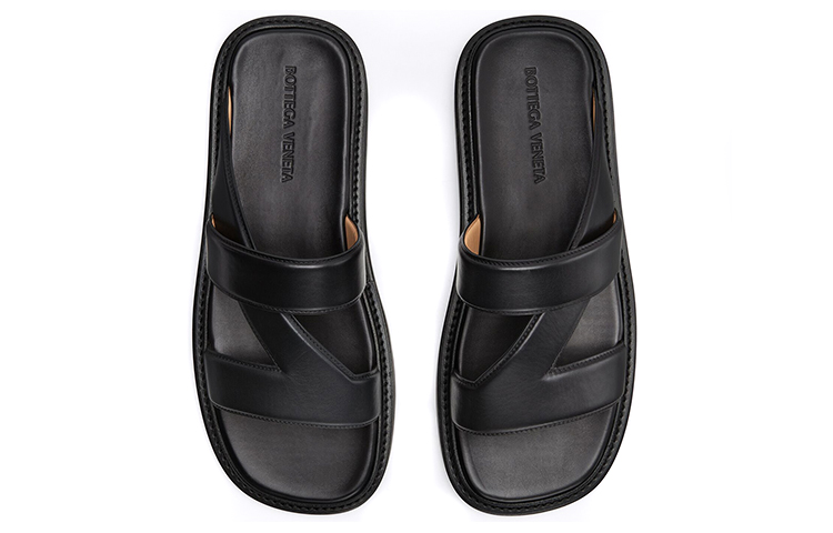 Bottega Veneta Band Sandal 'Black' 圖 5