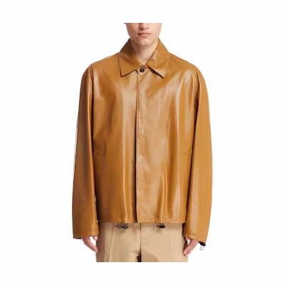 Bottega Veneta Beige Solid Button-Up Oversized Long Sleeve Jacket 793728V4E307728