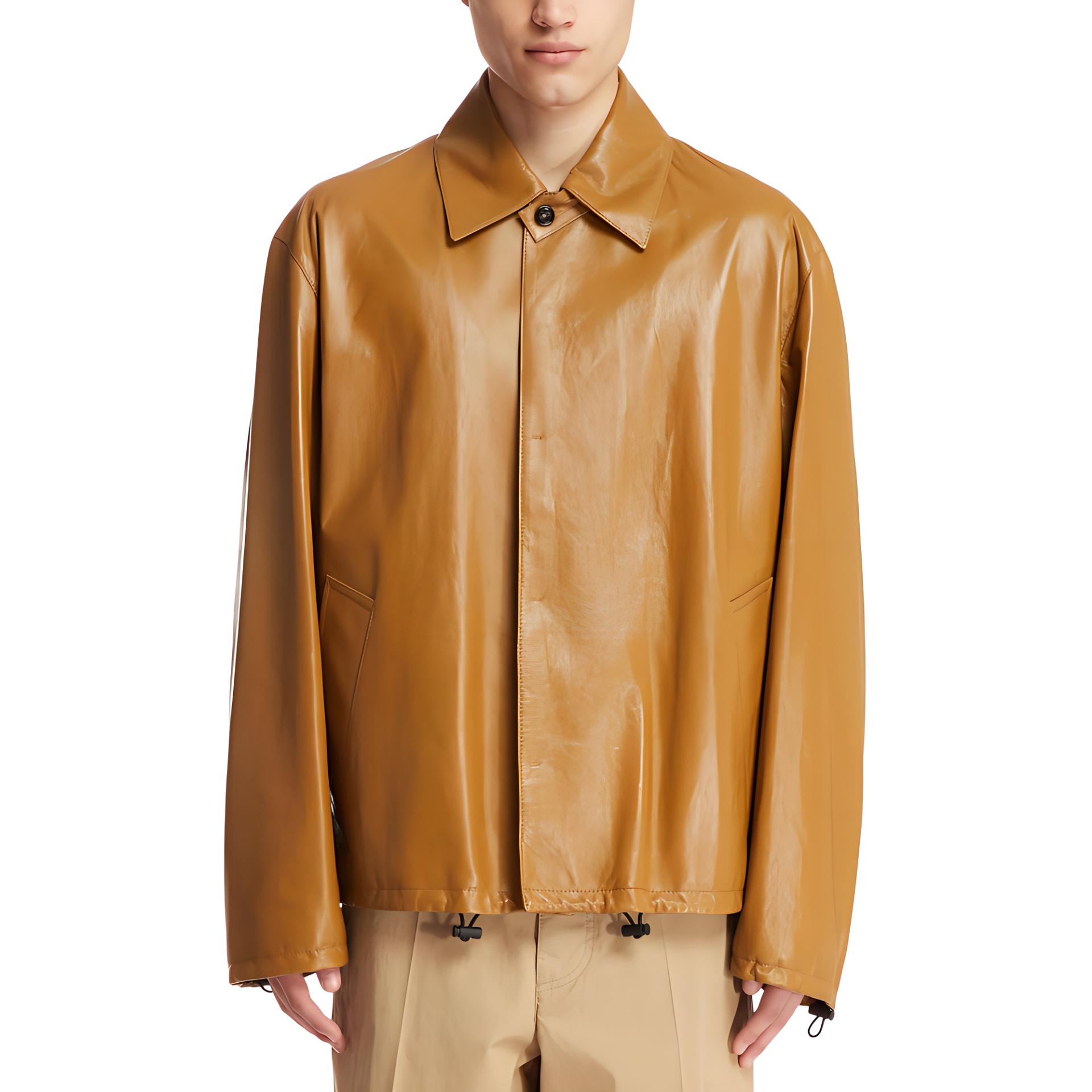 Order Bottega Veneta 米色寬鬆長袖外套襯衫 793728V4E307728