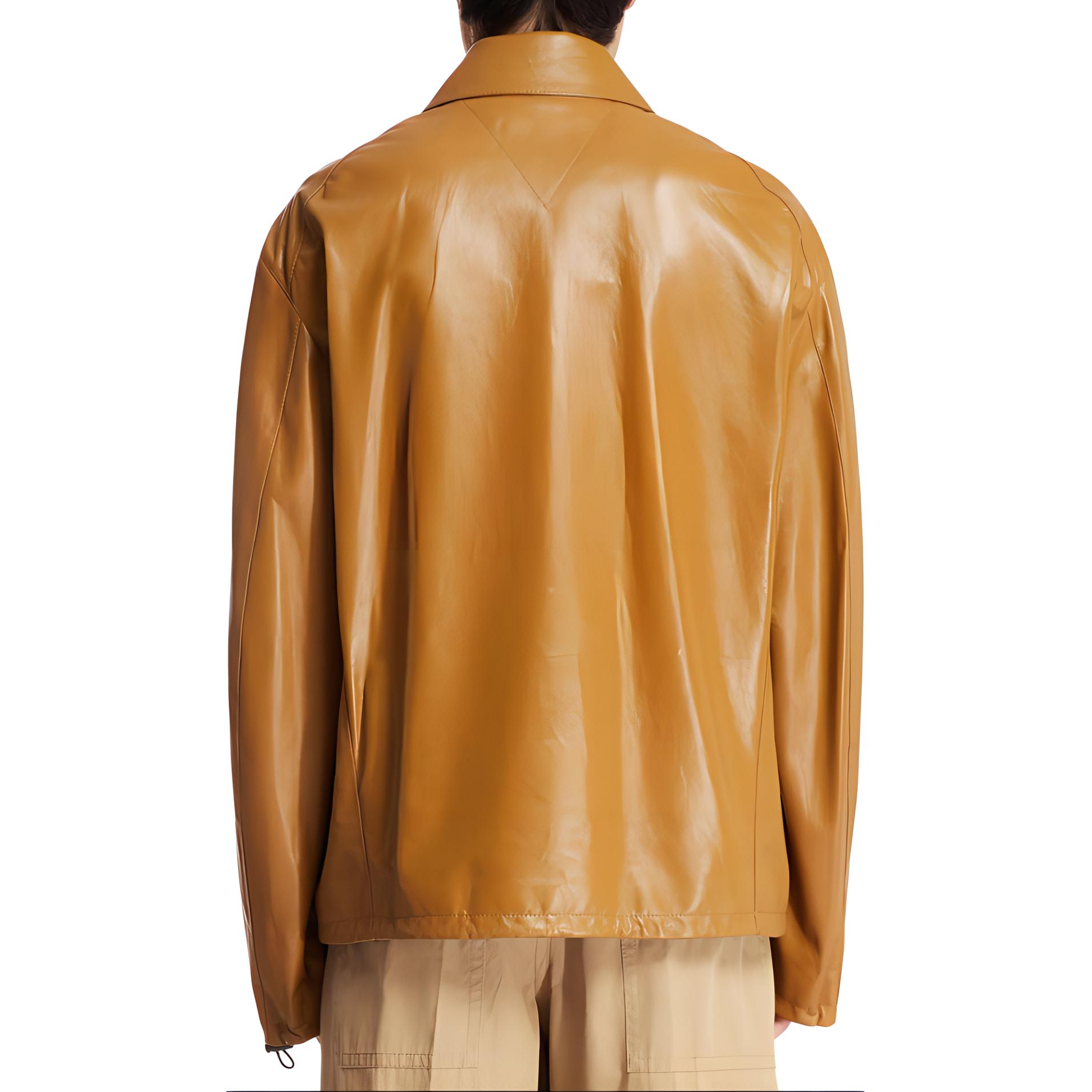 Lookbook Bottega Veneta 米色寬鬆長袖外套襯衫 793728V4E307728