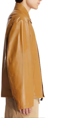 Bottega Veneta 米色寬鬆長袖外套襯衫 793728V4E307728 Shop Bottega Veneta 米色寬鬆長袖外套襯衫 793728V4E307728