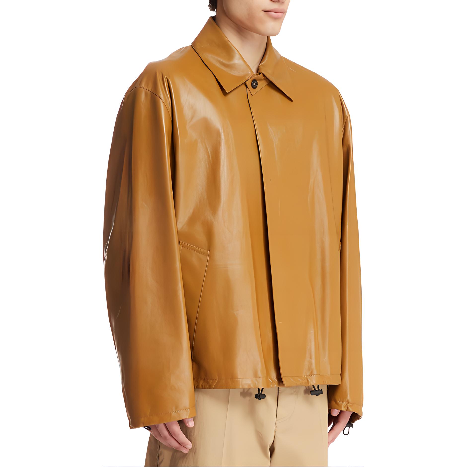 Purchase Bottega Veneta 米色寬鬆長袖外套襯衫 793728V4E307728