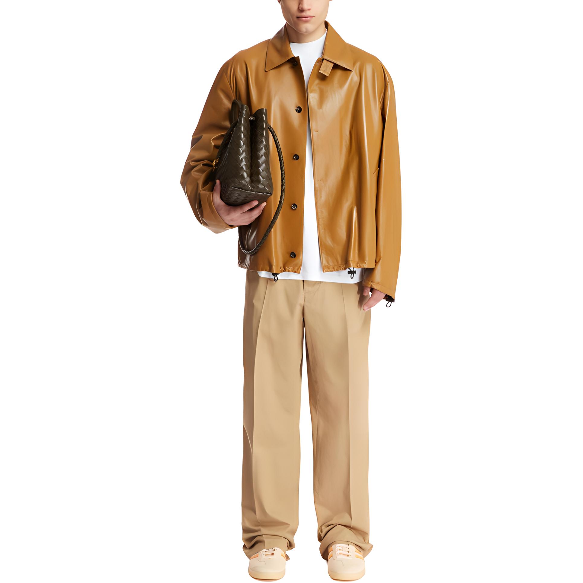 Details for Bottega Veneta 米色寬鬆長袖外套襯衫 793728V4E307728