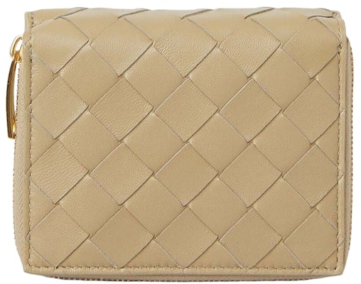 葆蝶家Taupe色双折编织钱包 Order 葆蝶家Taupe色双折编织钱包