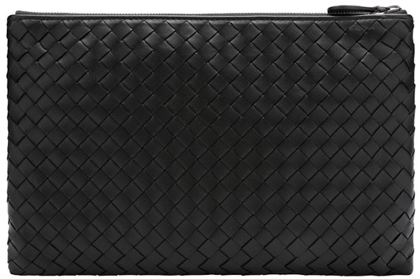 Bottega Veneta Bolsa de Mano Biletto Intrecciato Nappa Negra Order Bottega Veneta Bolsa de Mano Biletto Intrecciato Nappa Negra