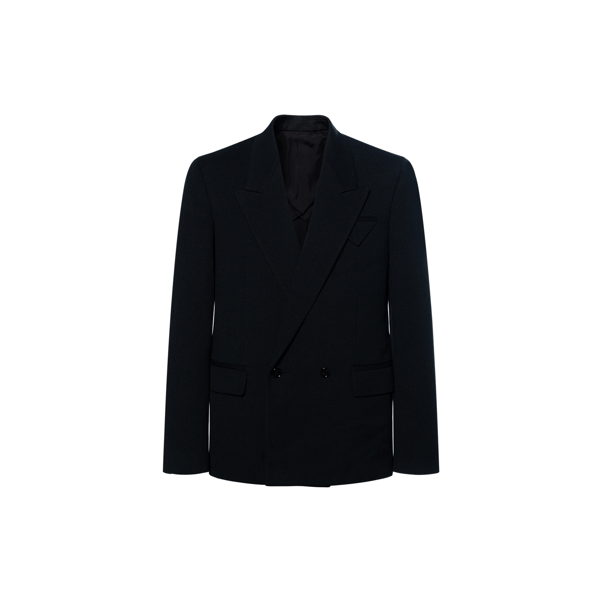 Bottega Veneta Black Double-Breasted Blazer SS22 671210V18B01087
