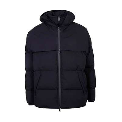 Bottega Veneta Black Down Puffer Jacket with Hood Winter Collection 665999VKH501000