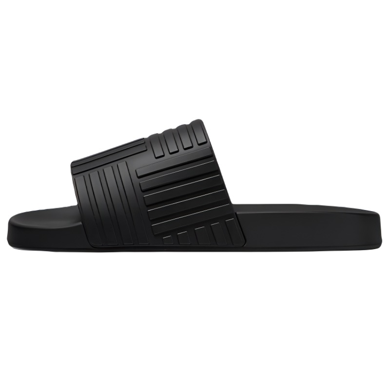 Bottega Veneta Black Slider Sandals Casual Comfortable Slip-Ons 690105V1O601000