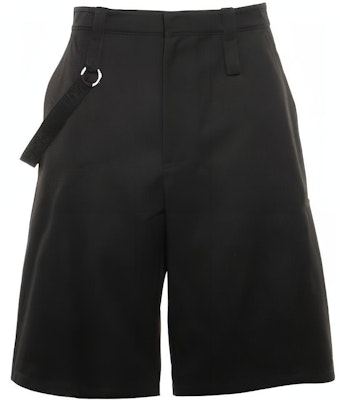 Bottega Veneta Black Solid Mid-Rise Straight Casual Shorts 725846V0XK01000 Buy Bottega Veneta Black Solid Mid-Rise Straight Casual Shorts 725846V0XK01000