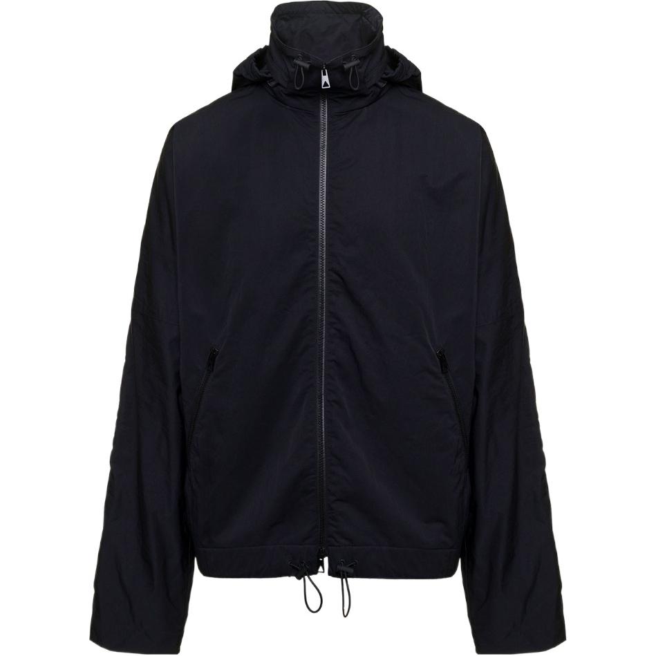 Bottega Veneta Black Solid Zip Hooded Jacket FW23 705745VF4K01007